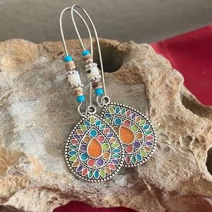 5/$10❤️❤️❤️New Colorful Teardrop Earrings